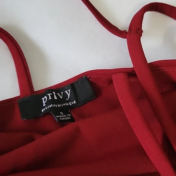 Privy|Burgundy Dress|Size Small| - Picture 9 of 16